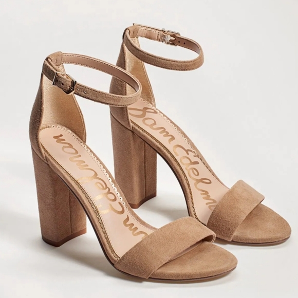 Shoes - NWT Sam Edleman Yaro heels 10 oatmeal suede